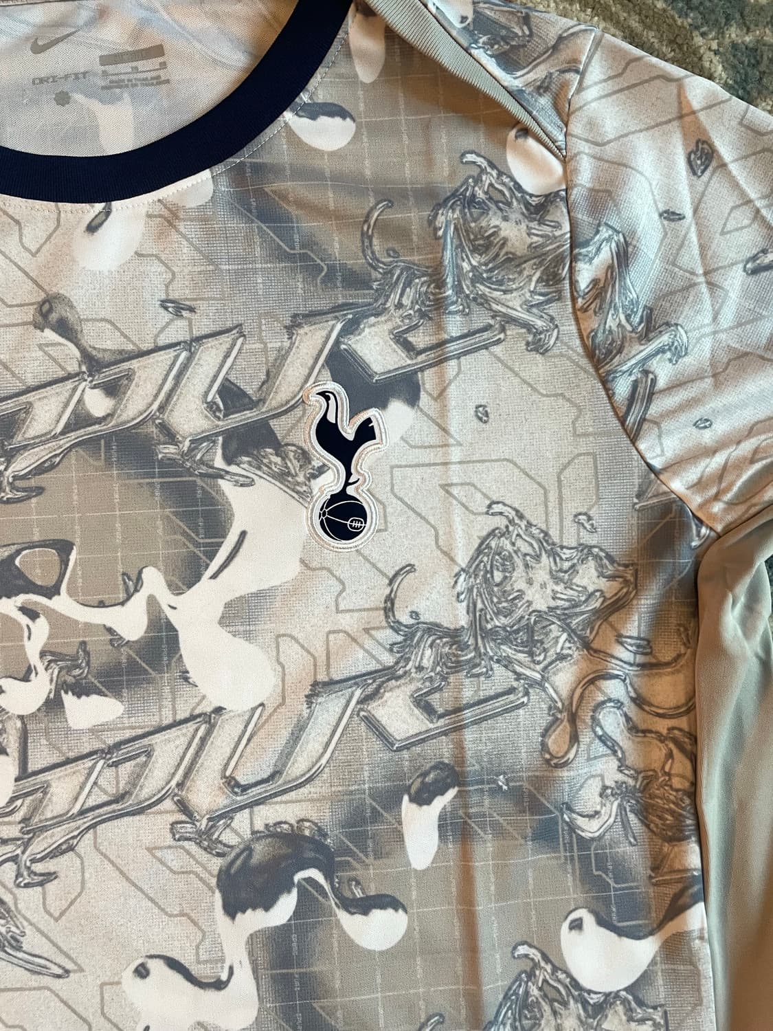 나이키 토트넘 홋스퍼 아카데미 프로 홈 드라이핏 저지 (새제품. XXL) 상품이미지3