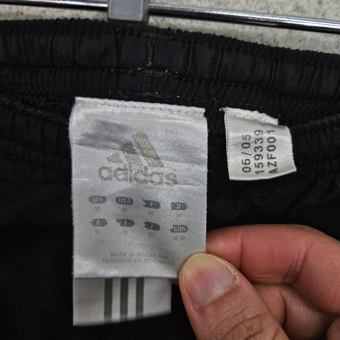 아디다스 삼선 츄리닝 바지 블랙 상품이미지6