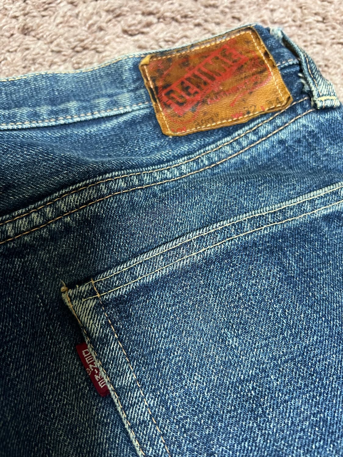 드님 denime 셀비지 데님 팬츠 japan 상품이미지4