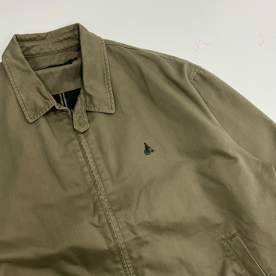 Bean pole 빈폴 카키 로고 딥베이지 블루종 상품이미지4