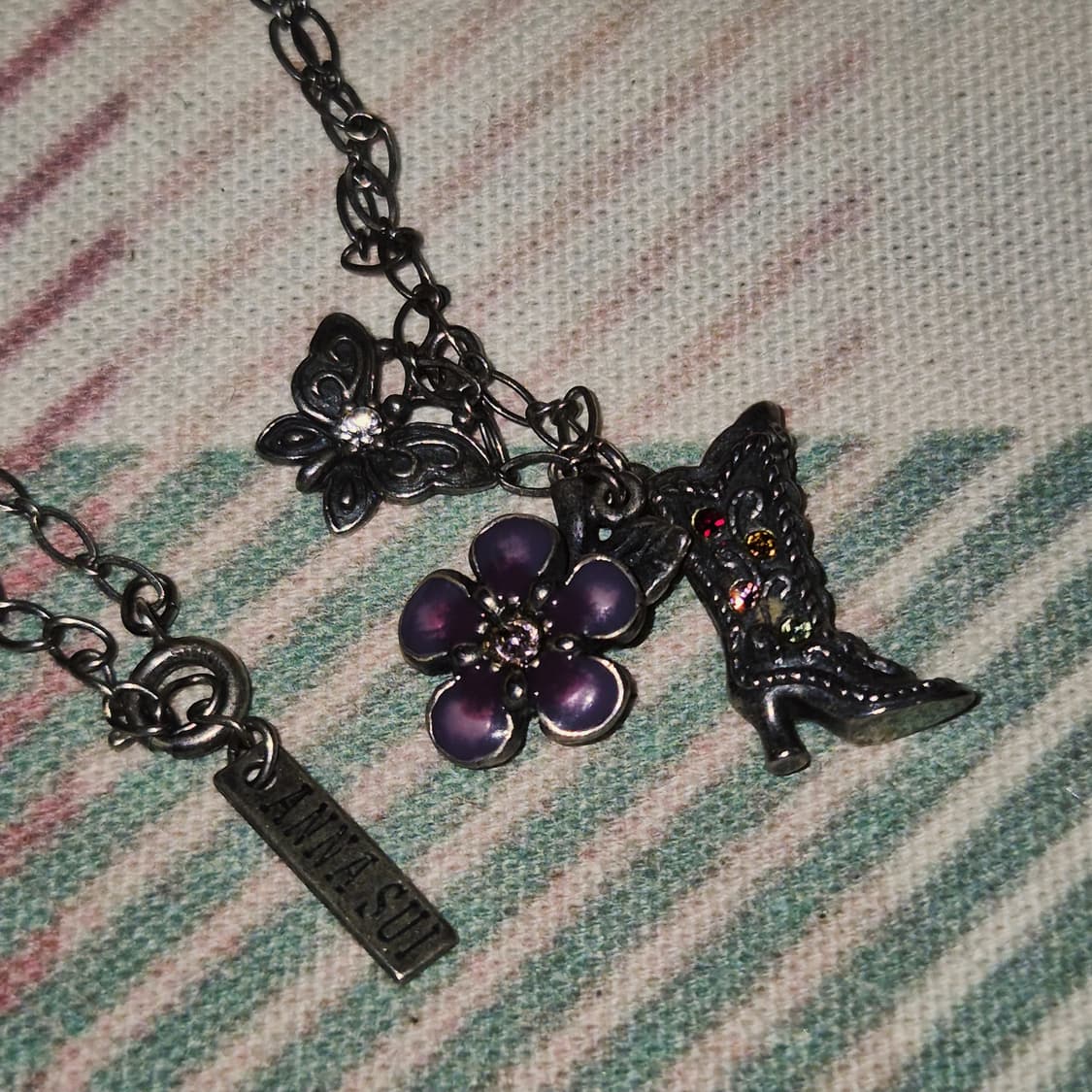 07s 안나수이 실버925 빅토리안 부츠 목걸이 상품이미지9