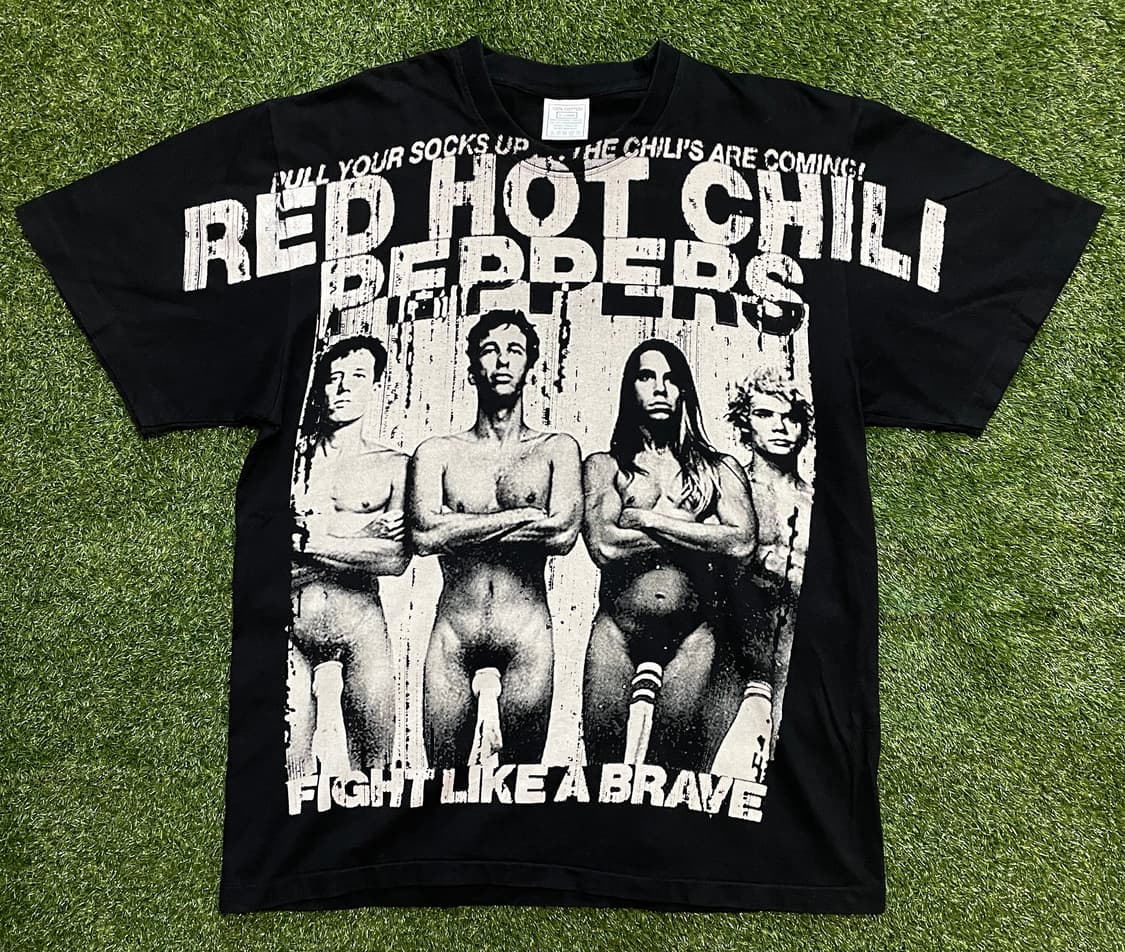 90s 빈티지 레드 핫 칠리 페퍼스 반팔티 상품이미지1