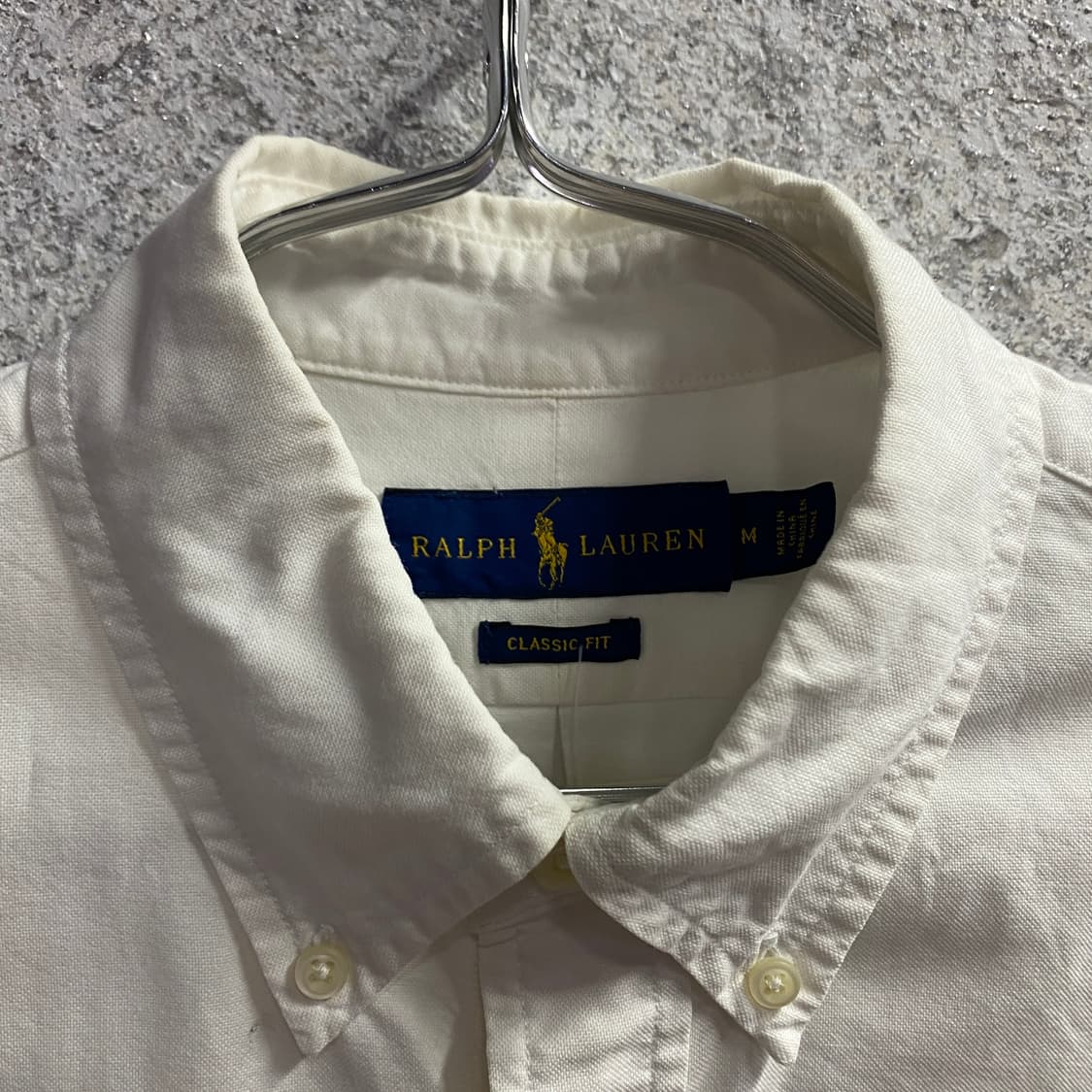 폴로 랄프로렌 클래식핏 화이트 셔츠 B4415 상품이미지3