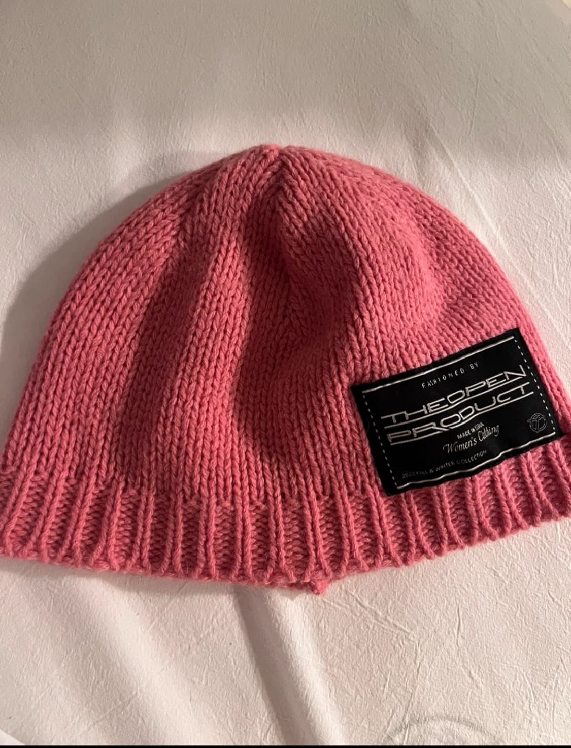 더오픈프로덕트 핑크 비니 상품이미지1