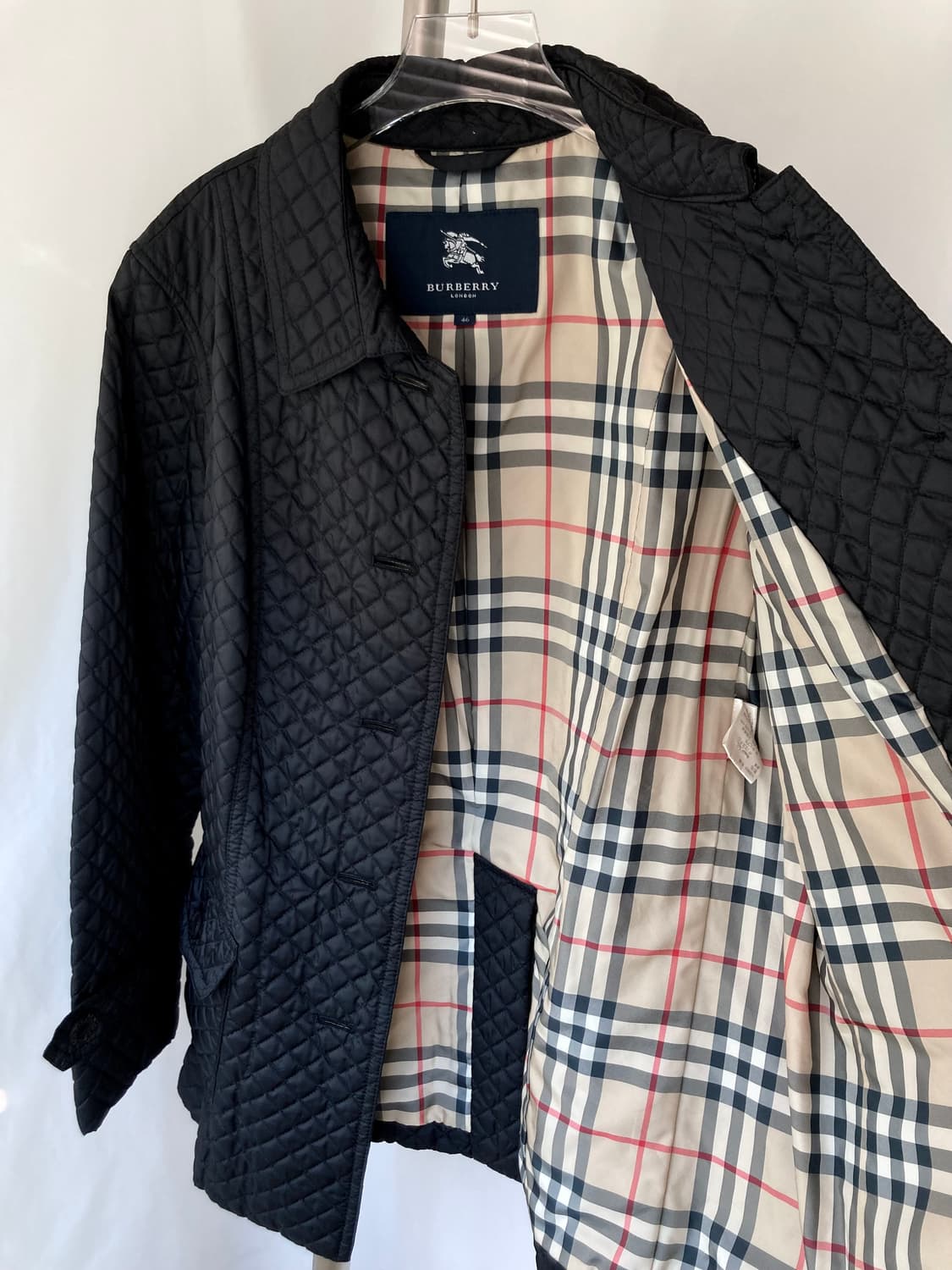 거의새것) 정품 버버리 다이아몬드 여성 퀼팅자켓77 상품이미지8