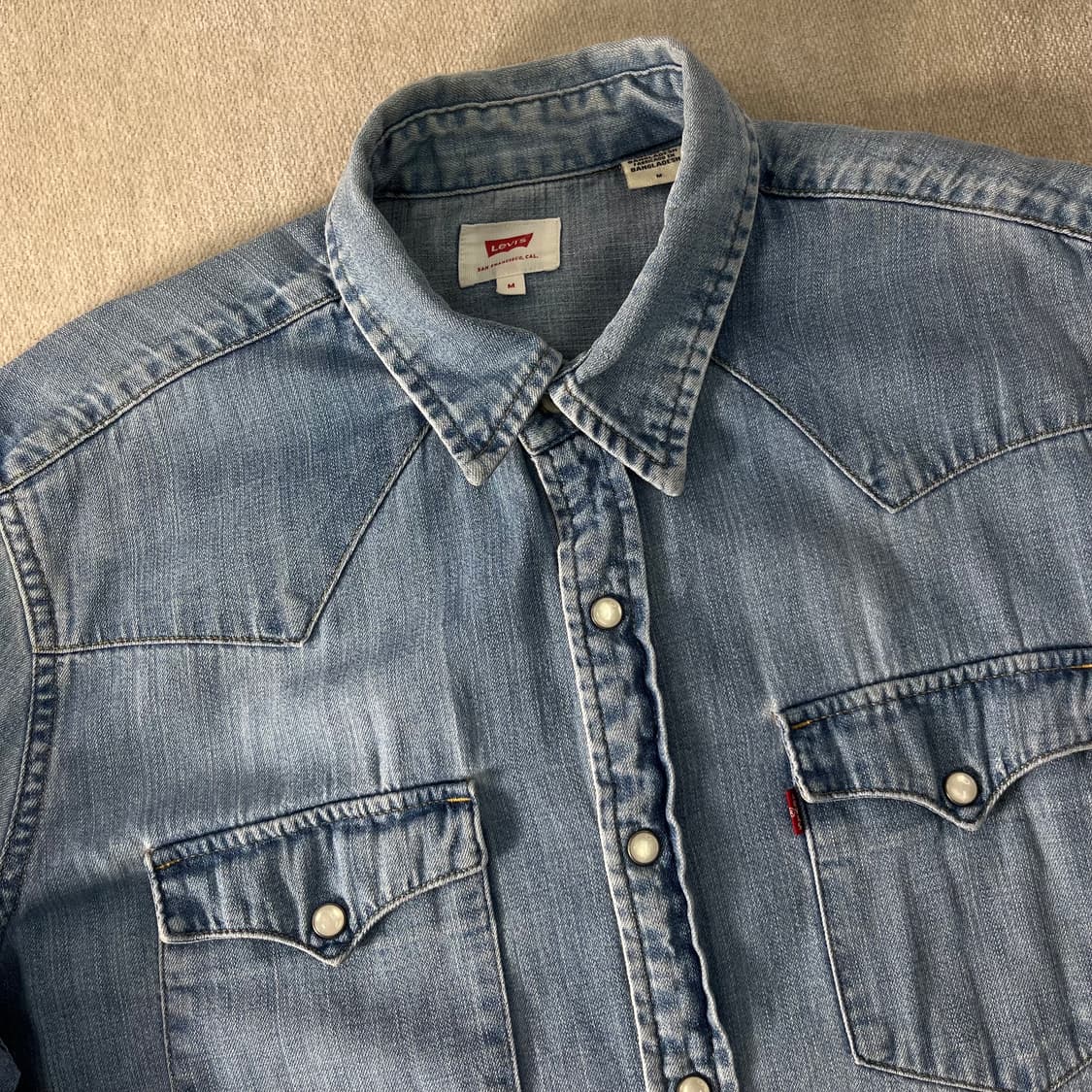 100 리바이스 웨스턴 데님 셔츠 상품이미지2