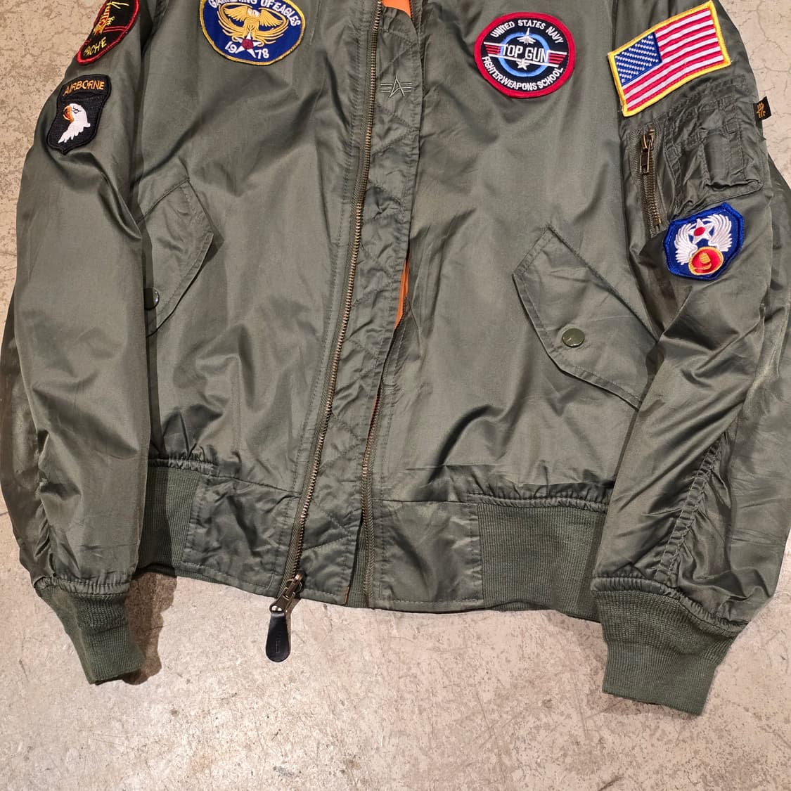 Alpha Industries MA-1플라이트 리버서블 자켓 상품이미지6