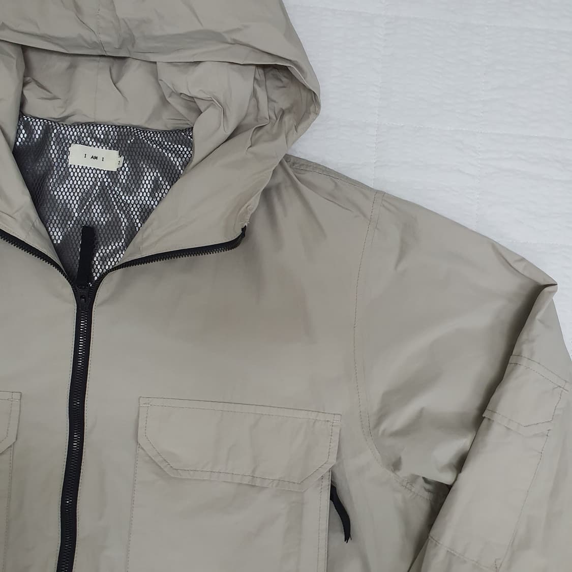 iami 바람막이 후드집업 자켓 남자110~115 상품이미지3
