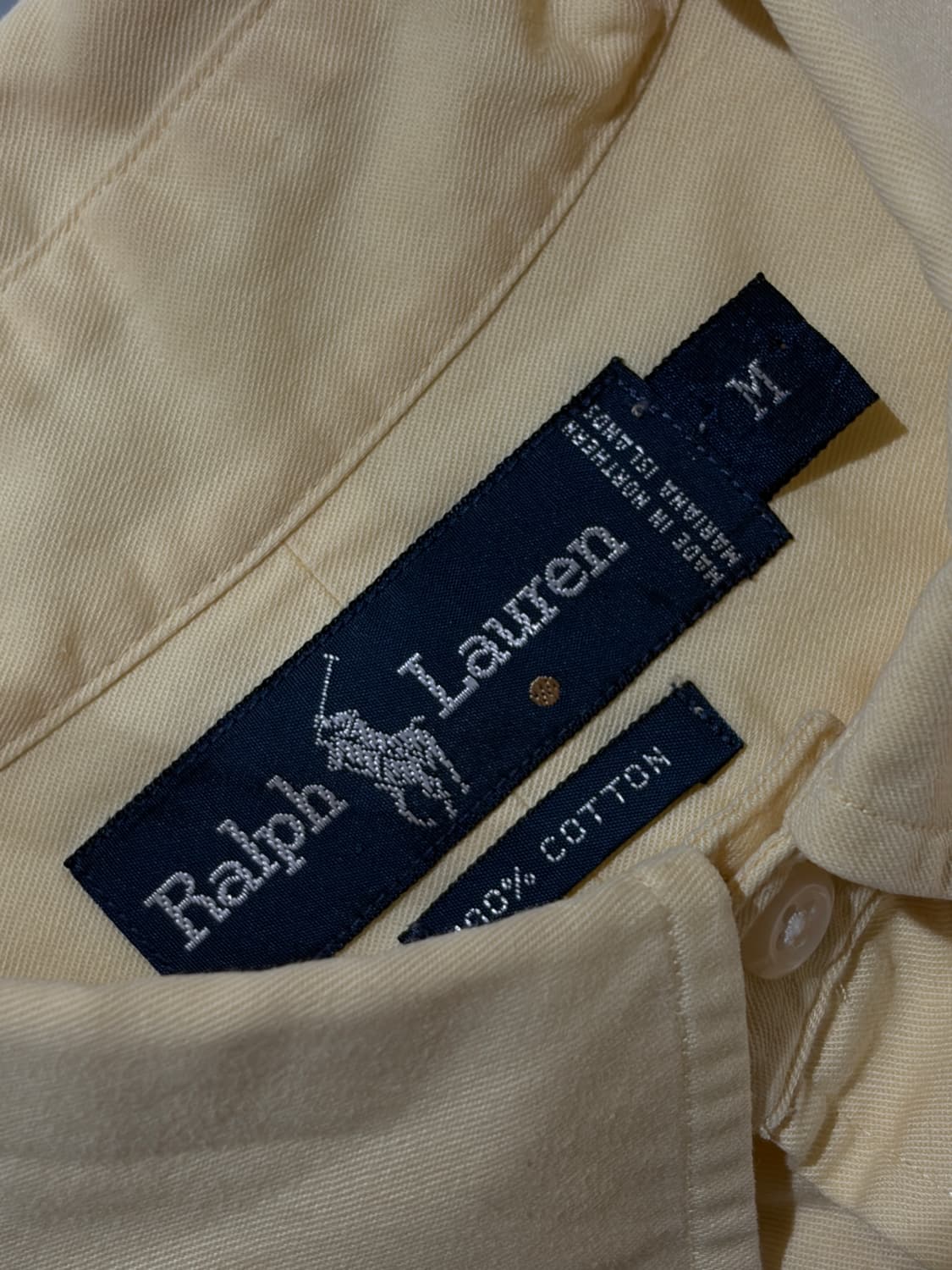 폴로 랄프로렌(Polo Ralph Lauren) 옐로우 셔츠 상품이미지5