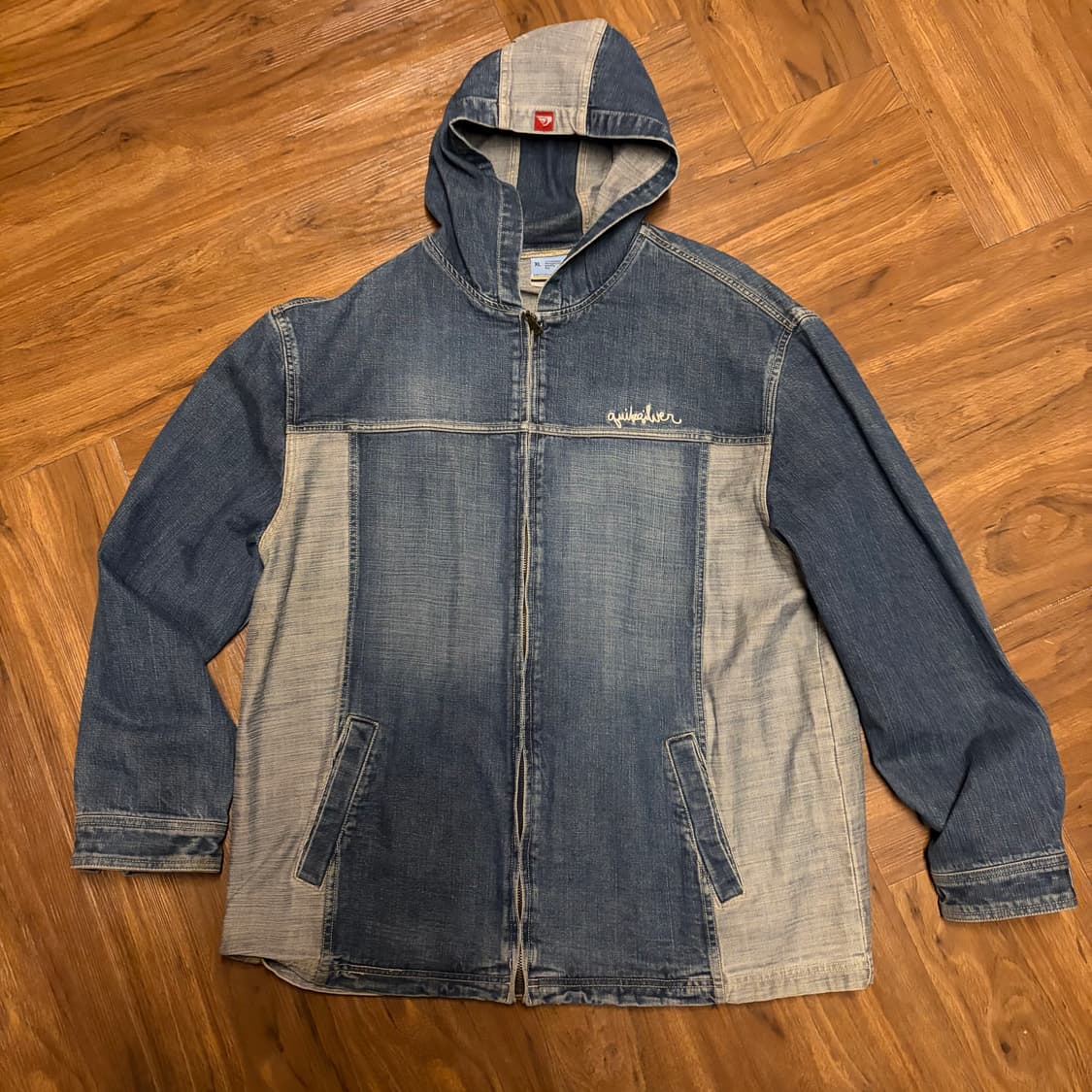 QUIKSILVER TWO TONE DENIM ZIPUP JACKET 상품이미지6