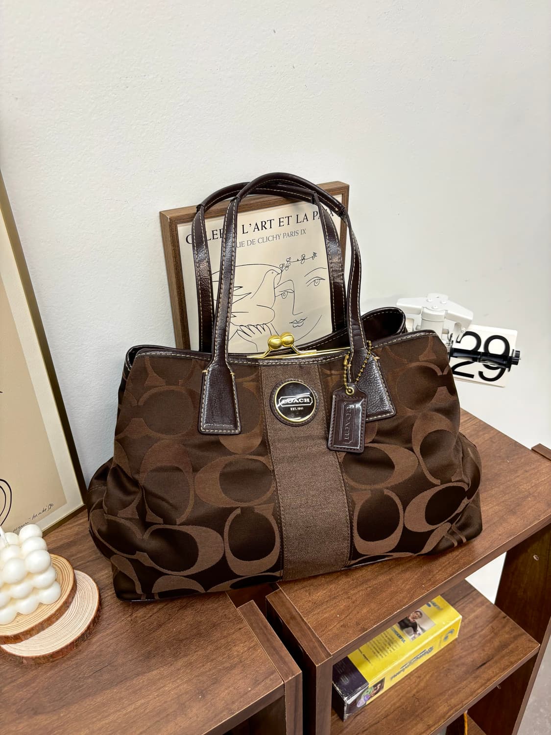 Coach vintage brown bag 상품이미지1