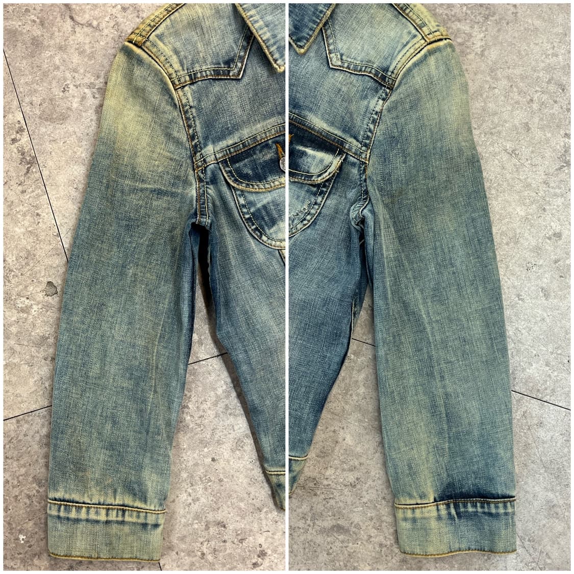 알렉산더 맥퀸 자수 데님자켓 38 #csz2454 상품이미지5