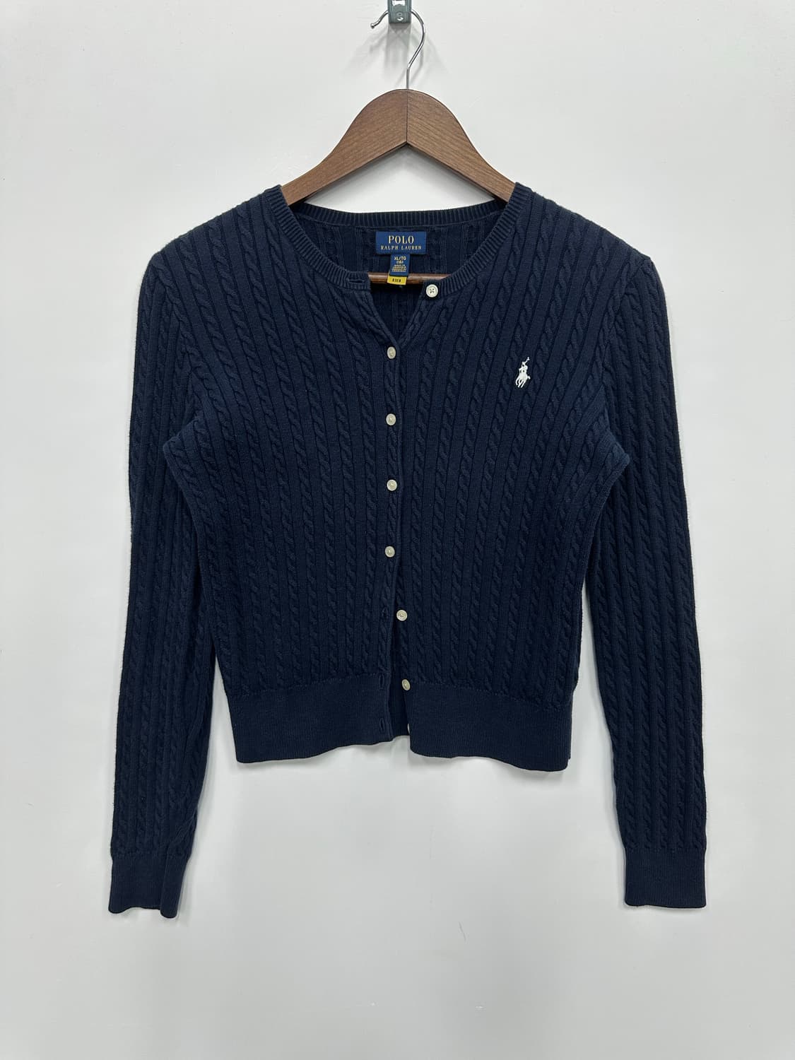 폴로 네이비 니트 가디건  상품이미지1