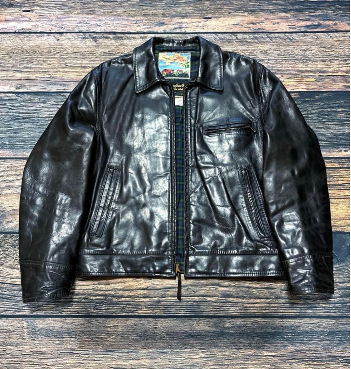 에어로 레더 하이웨이맨 40 사이즈 판매합니다. 상품이미지1