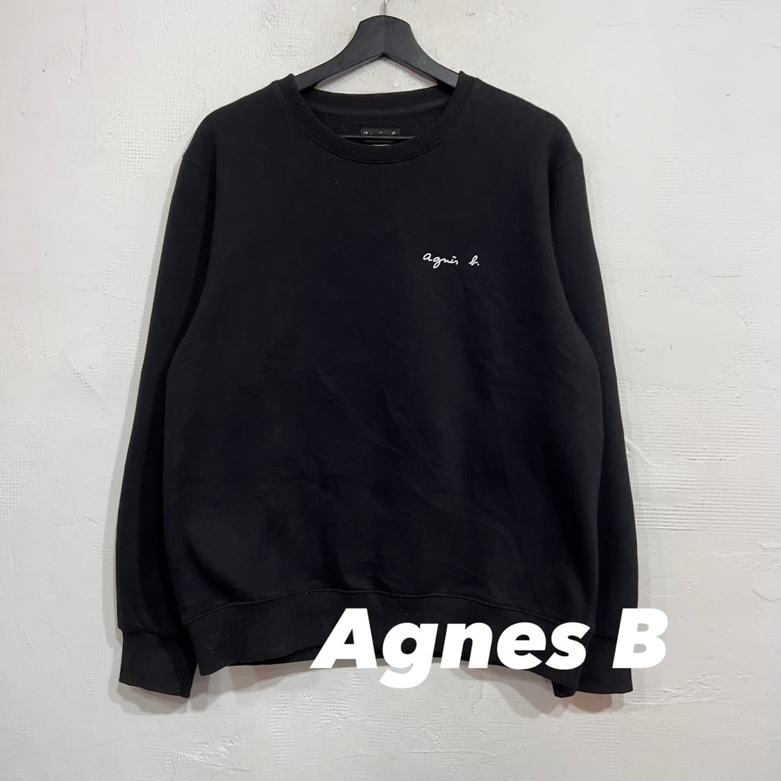 아네스베 스몰로고 맨투맨 상품이미지1