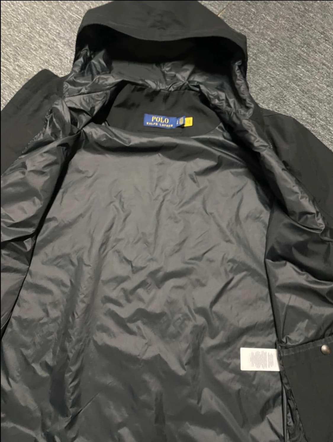 폴로 랄프로렌 최신형QR택 소프 바람막이 자켓 블랙 S 상품이미지8