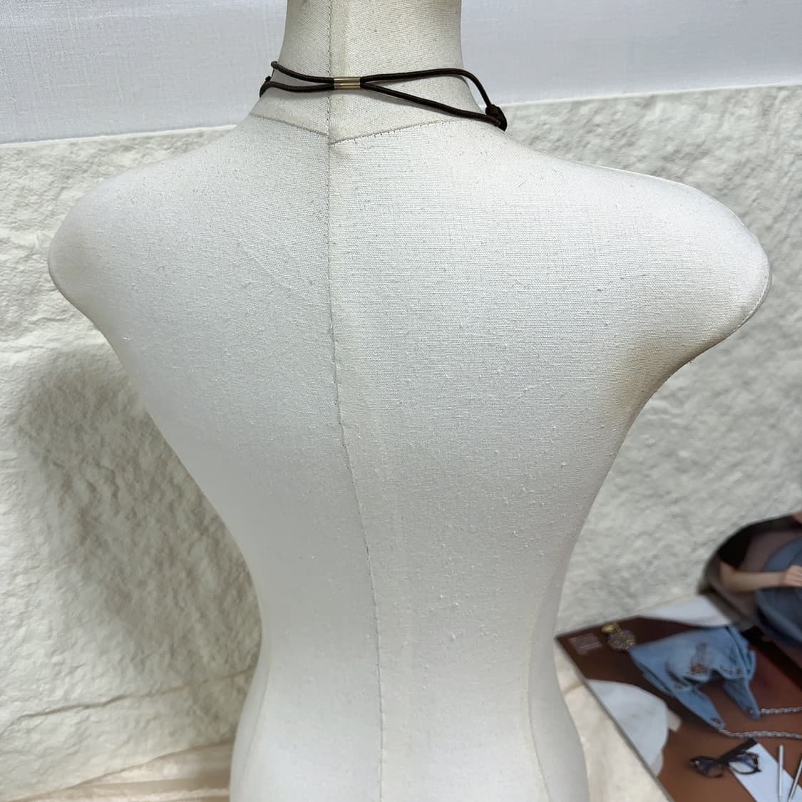 빈티지 밴딩 스웨이드 목걸이 상품이미지3