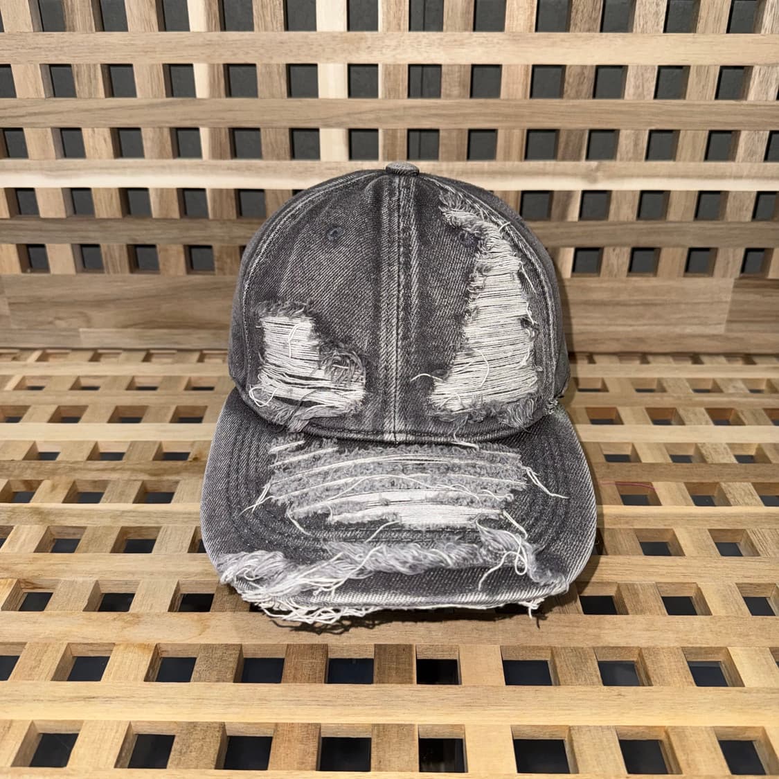 빈티지 피그먼트 워싱 데미지 캡 상품이미지1