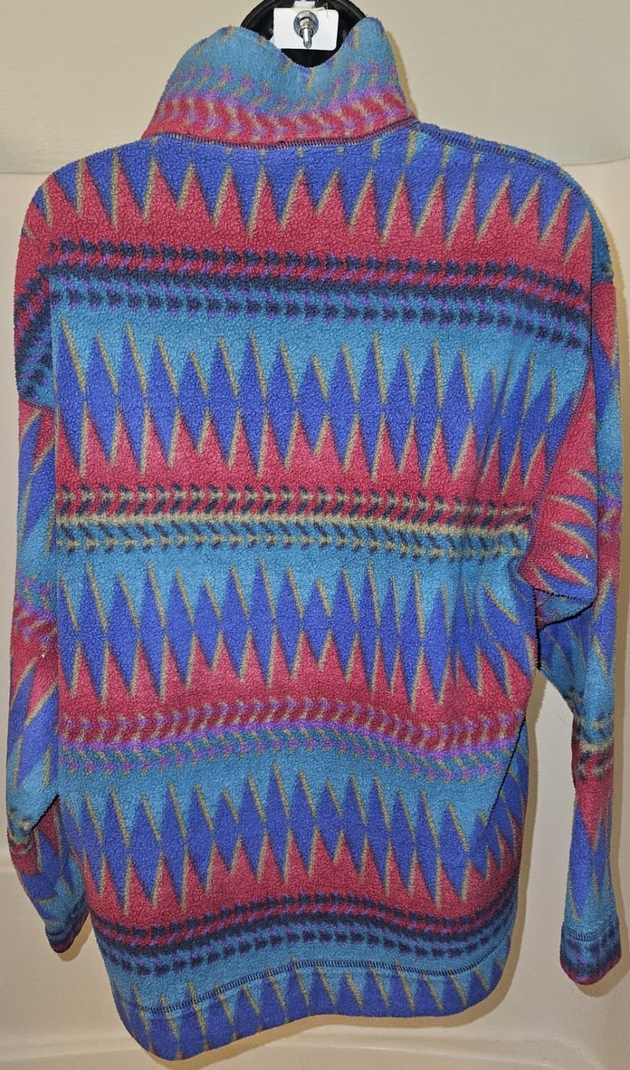 93FW 파타고니아 신칠라 1/2 집 틸/마젠타 아즈텍 패턴 USA 상품이미지3