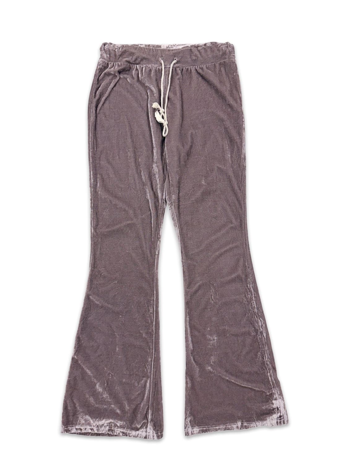 빈티지 핑크 로즈 벨벳 후드집업 부츠컷 셋업 상품이미지6