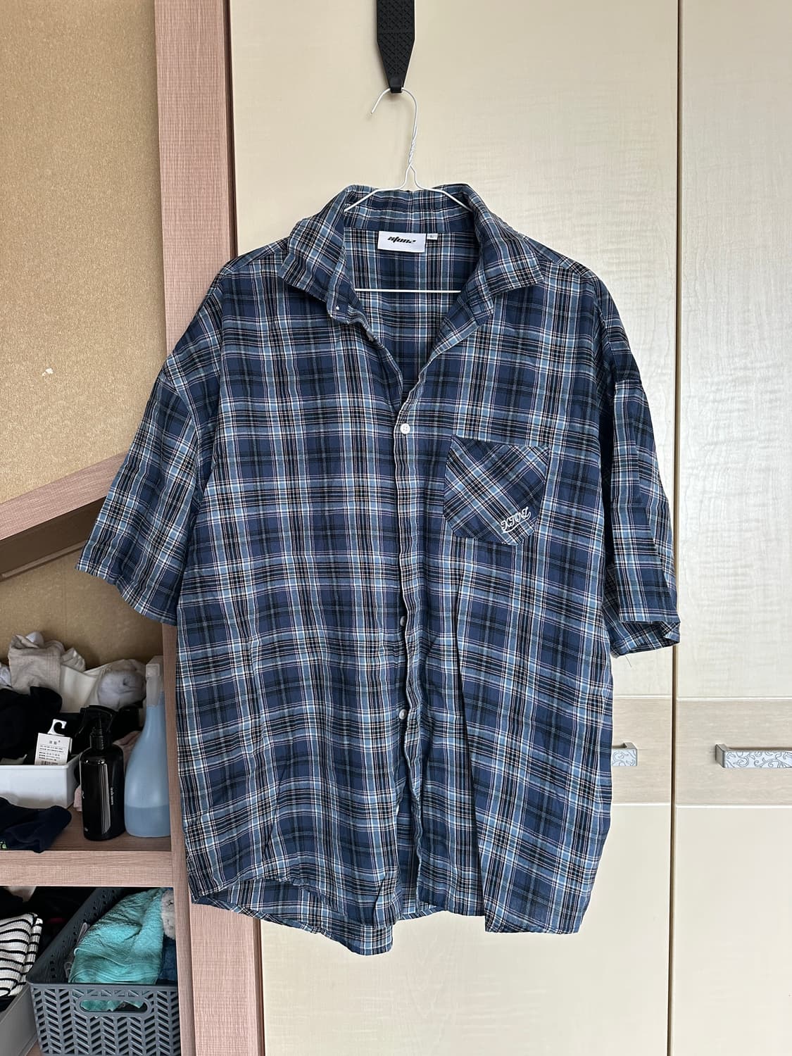 엑스톤즈 체크 셔츠 L 상품이미지1