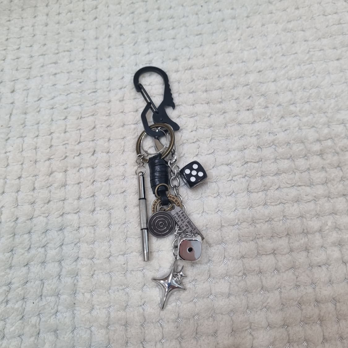 🎲 Bright Dice (빛나는 행운) 키링 siver keyring 상품이미지4