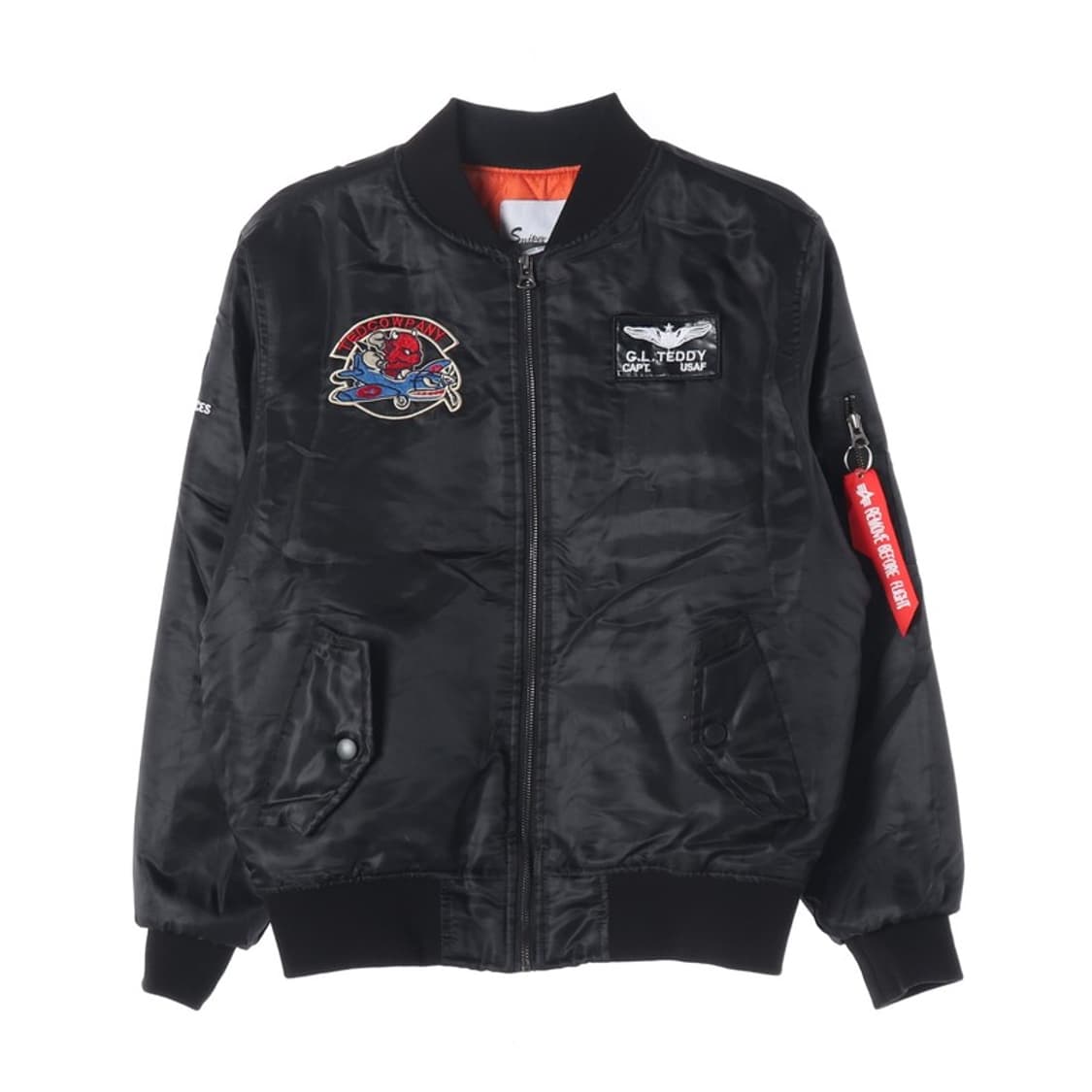 스나이퍼 히어로 럭키데빌 자수 항공점퍼 MA1 L 상품이미지1