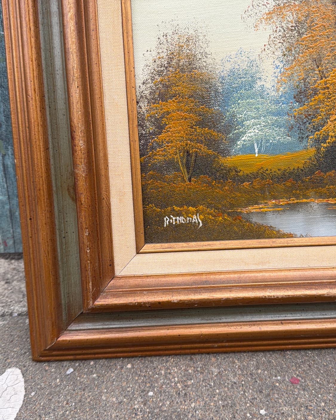 빈티지 소품 캔버스 나무 액자 상품이미지2