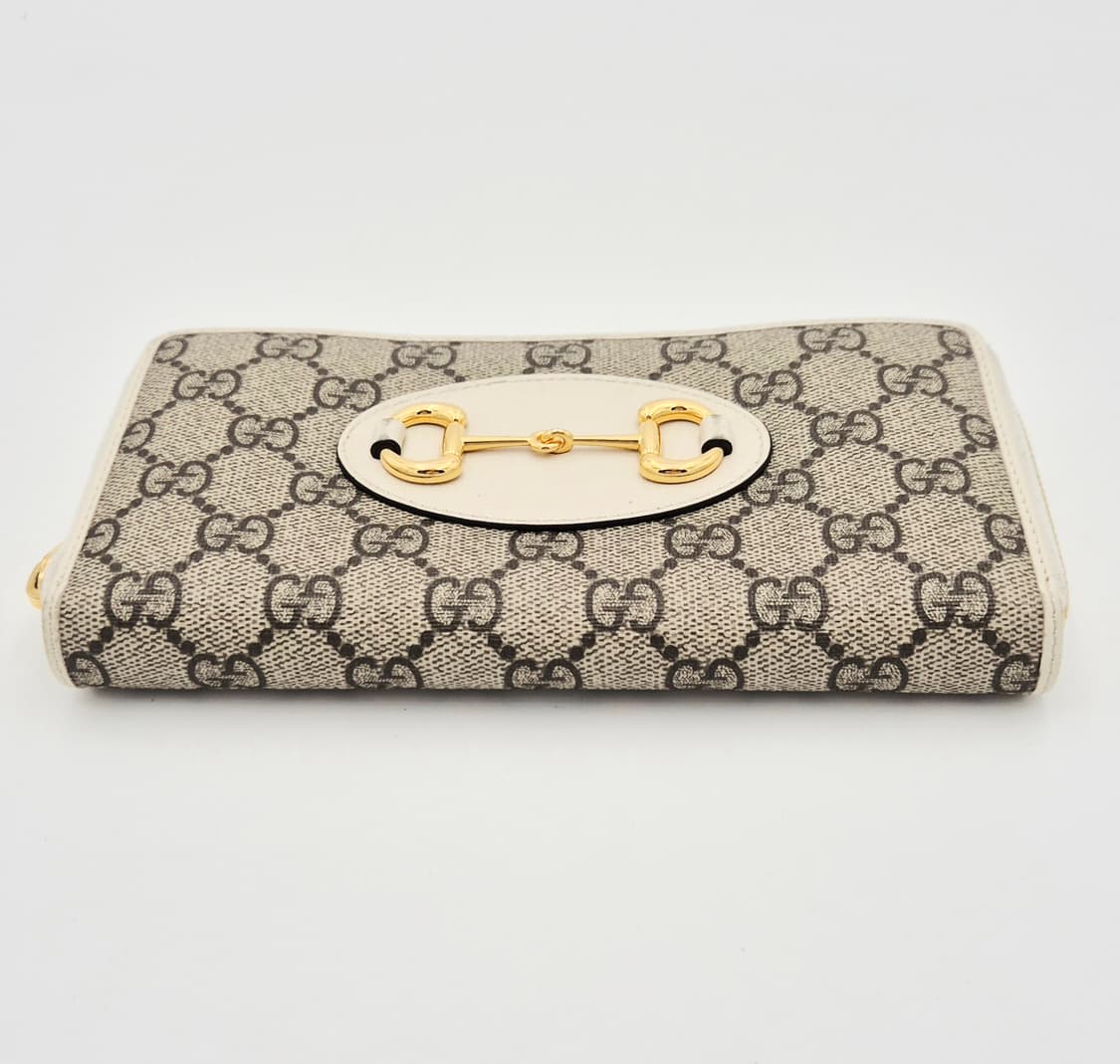 구찌 GG 슈프림 홀스빗 지퍼 장지갑 상품이미지2