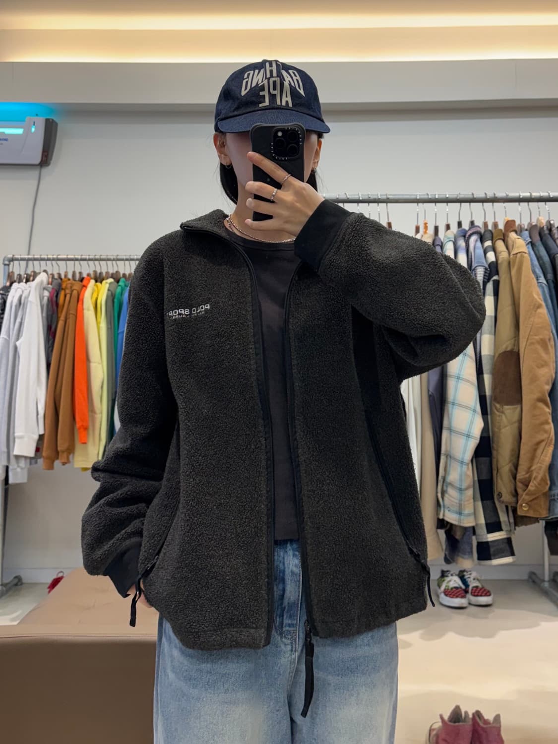 폴로 랄프로렌 스포츠 플리스 집업 상품이미지6