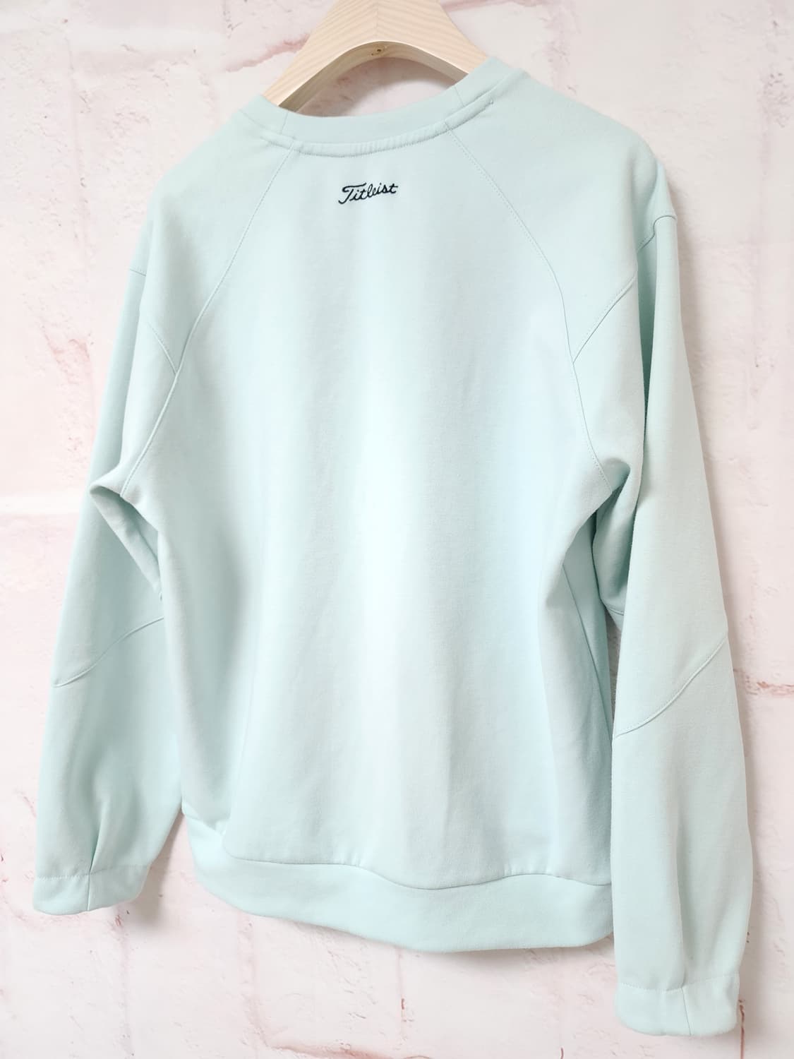 타이틀리스트 민트색 골프 맨투맨 티셔츠 상품이미지6