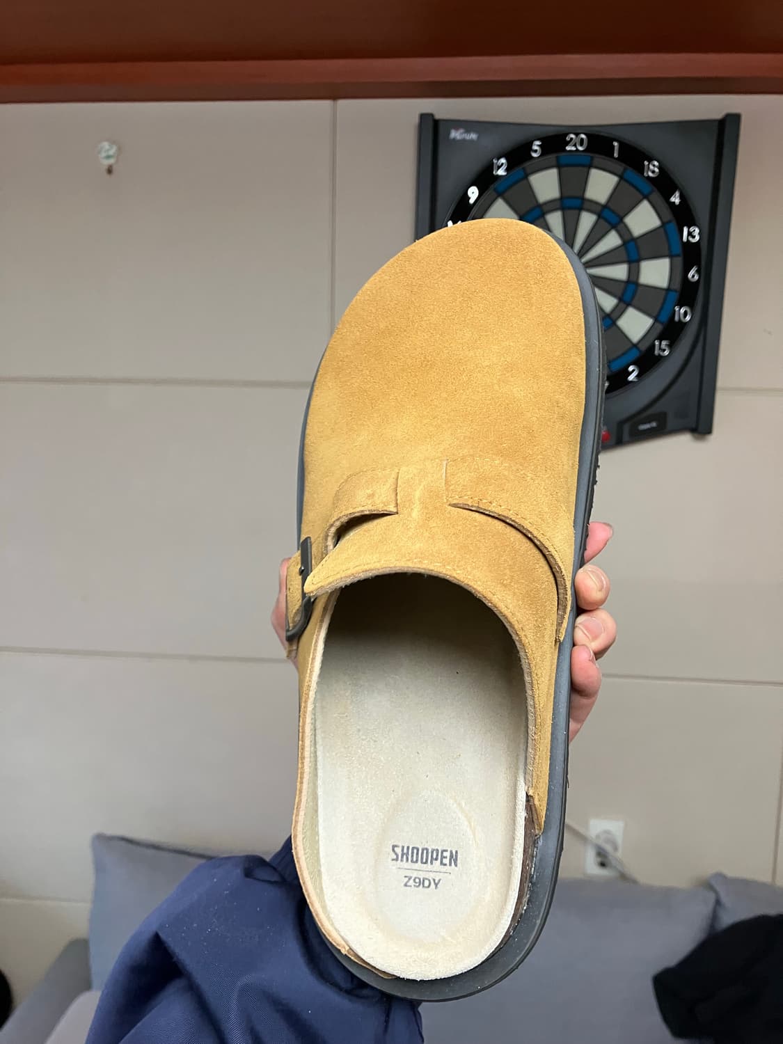 슈펜x짱구대디 스웨이드 클로그 280 상품이미지8