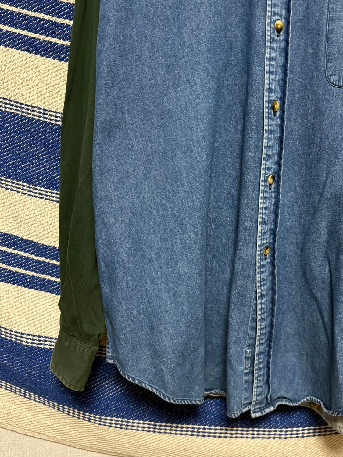 노티카 하이브리드 데님 셔츠 상품이미지4