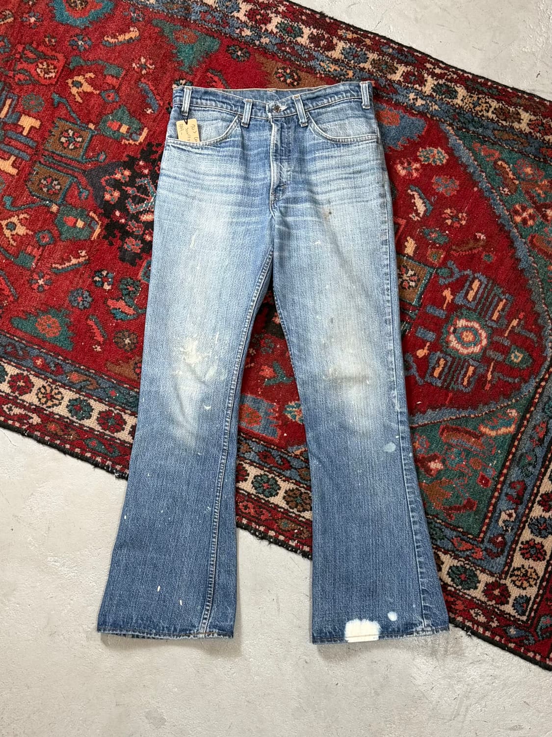 80's USA Made 빈티지 리바이스 646 벨바텀 부츠컷 오렌지탭 상품이미지1