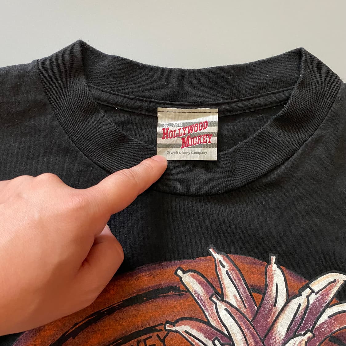 (L)90s 할리우드미키 반팔티셔츠 상품이미지4