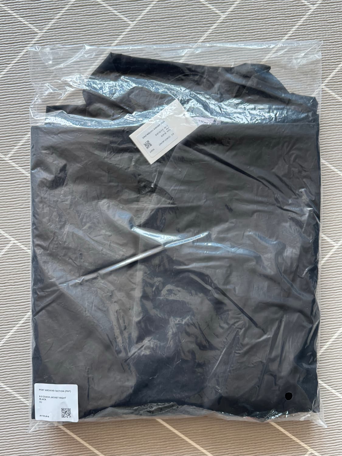 포스트아카이브팩션 paf 8.0 코치 자켓 라이트 (블랙) 상품이미지4