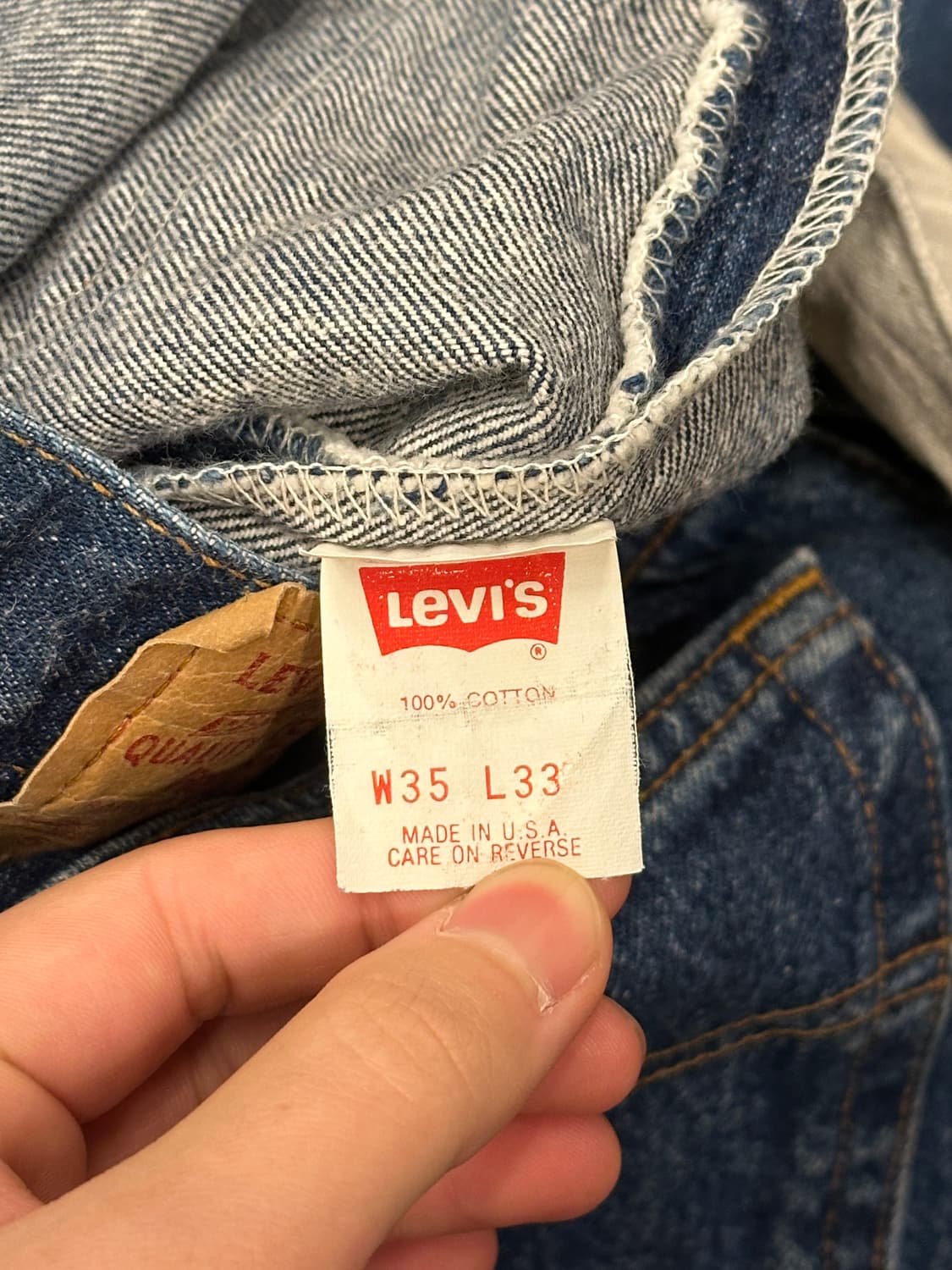 90s made in USA 리바이스 501xx W35 L33 상품이미지4