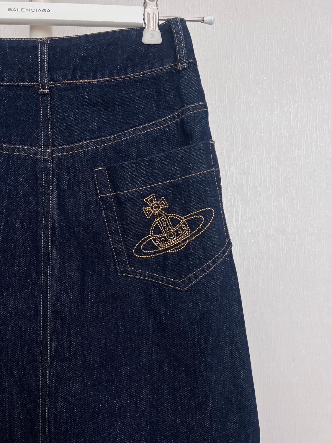 비비안웨스트우드 데님 롱 스커트 36 상품이미지4