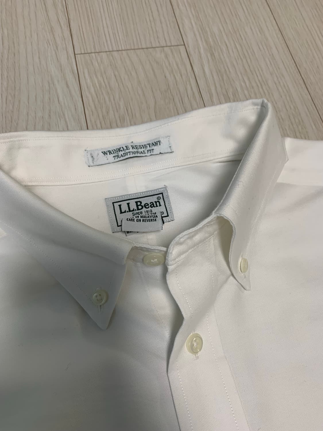 L.L.Bean 엘엘빈 화이트 셔츠 상품이미지2