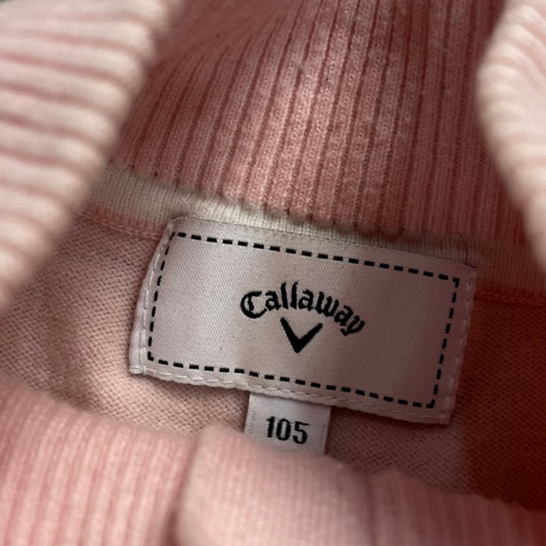 100 캘러웨이 반집업 니트  상품이미지3