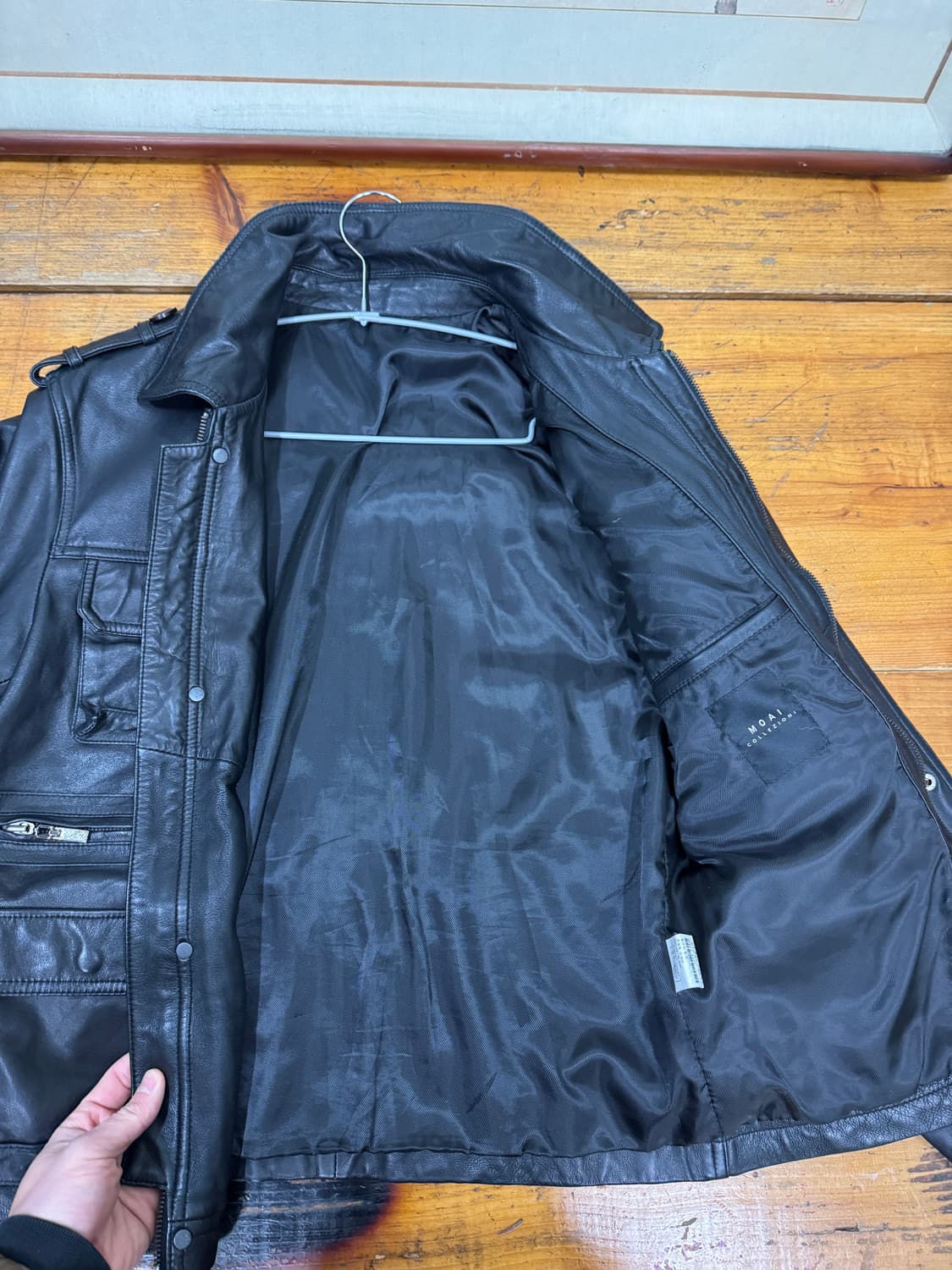 이태리 양가죽 자켓 사이즈 95 깨끗해요 상품이미지5
