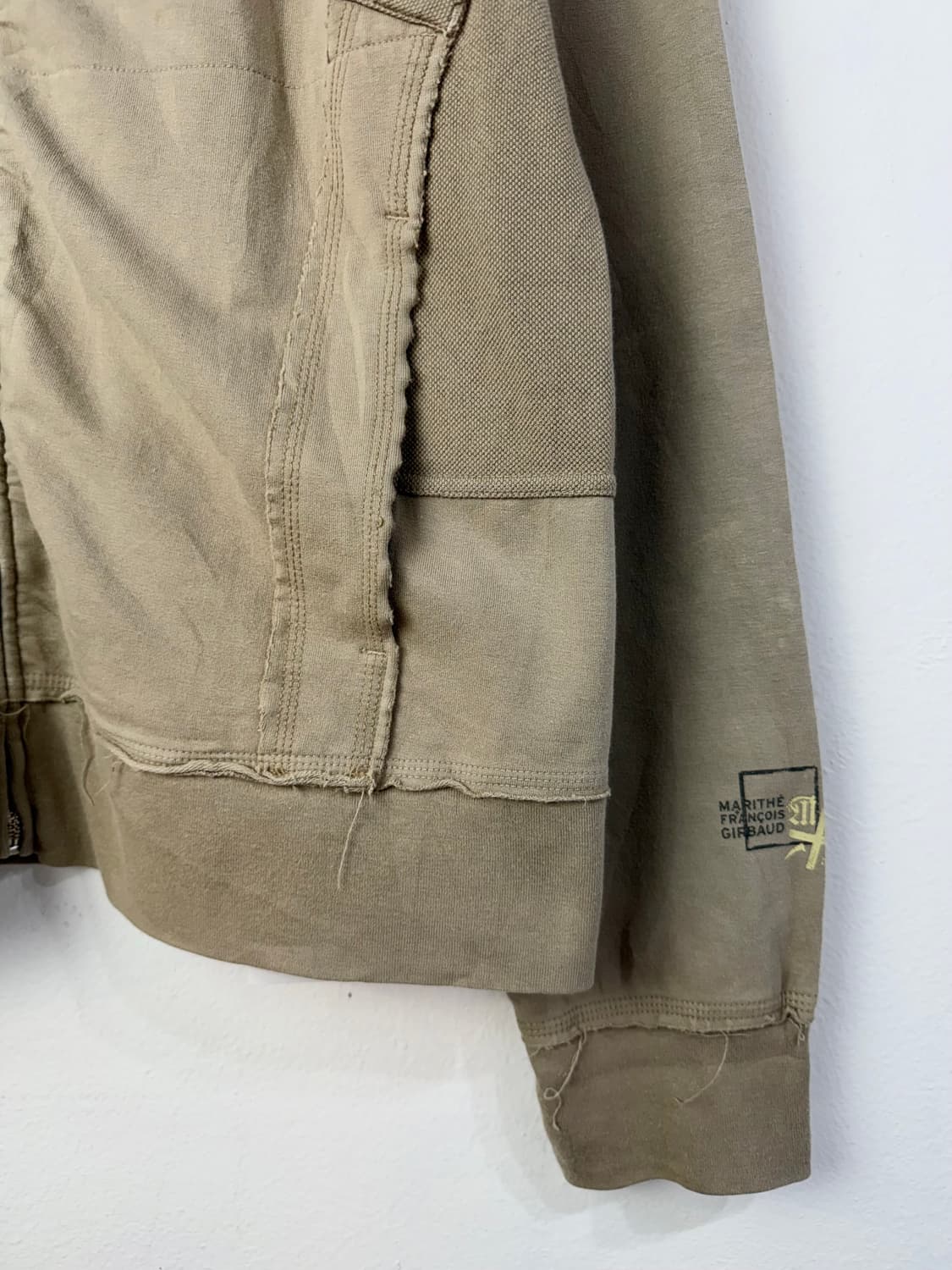 00s 마리떼 프랑소와 저버 컷아웃 집업 져지 상품이미지3