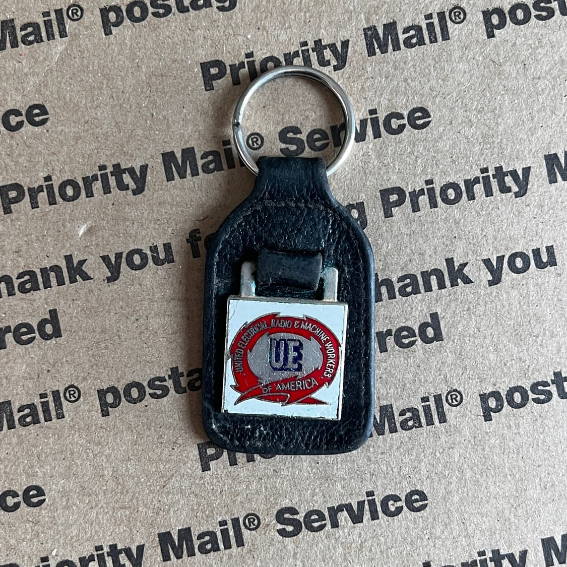 90s vtg Workers Leather Keyring 상품이미지1