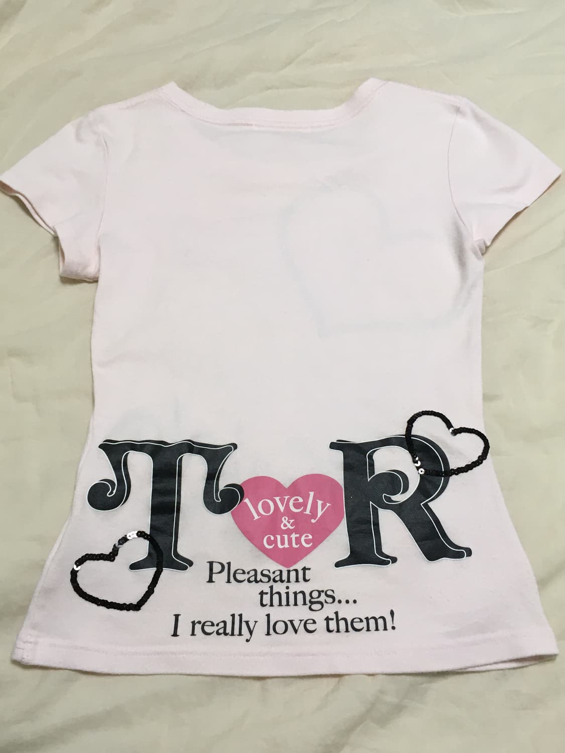 트랄랄라 TRALALA 레터링 반팔티 히메갸루 Y2K 상품이미지4