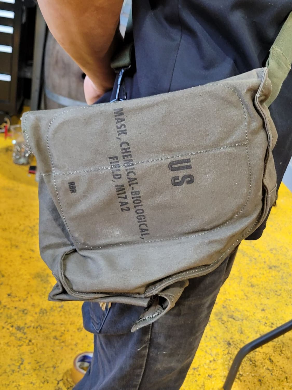 미군 월남전 빈티지 캔버스 크로스백 상품이미지2