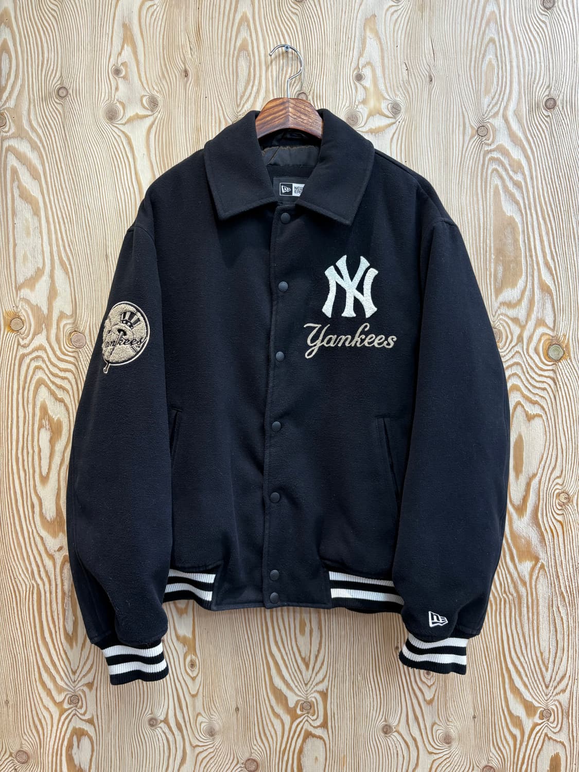 뉴에라 뉴욕 양키스 울 붐버점퍼 상품이미지1