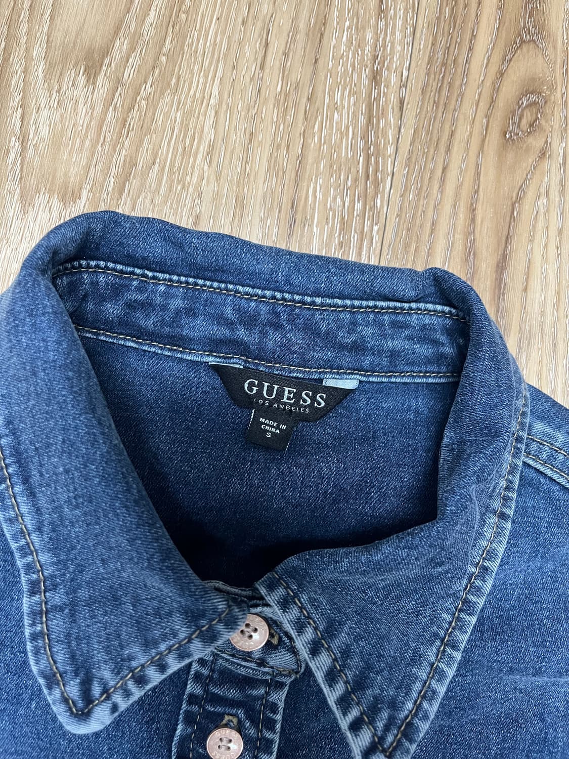 게스 데님 셔츠 S 우먼스 상품이미지3