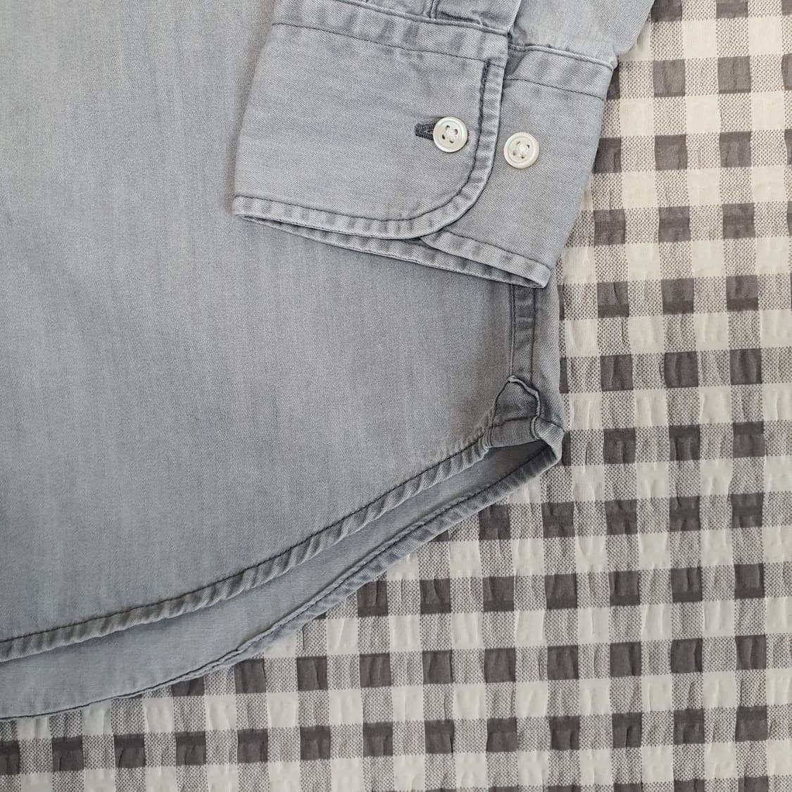 유니클로 데님 청셔츠 남자95 상품이미지4