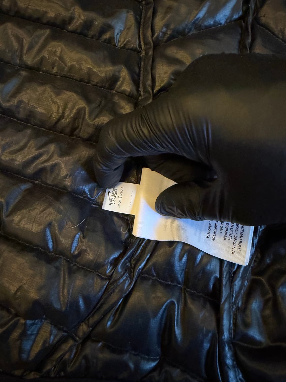 나이키 테크팩 오리털 경량 패딩조끼 M - 정가 19만원 상품이미지4