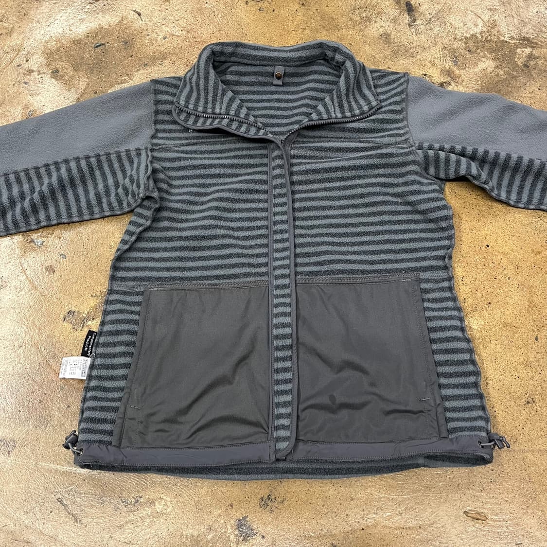 노스페이스 스트라이프 줄무늬 그레이 후리스 85 상품이미지5